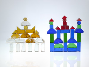 Los 3589 - Dandanah und Taut, Bruno - The Fairy Palace. Building Blocks of Solid Glass.  - 3 - thumb