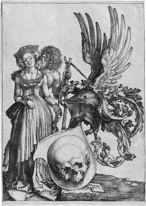 Lot 5087, Auction  112, Dürer, Albrecht, Wappen mit dem Totenkopf