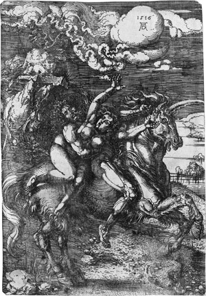 Lot 5090, Auction  112, Dürer, Albrecht, Die Entführung auf dem Einhorn
