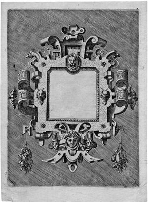 Lot 5134, Auction  112, Italienisch, 1573. Folge mit dreizehn Roll- und Bandelwerkkartuschen