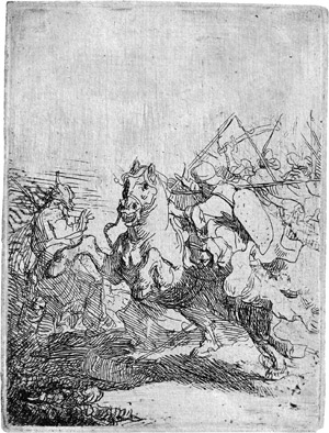 Lot 5192, Auction  112, Rembrandt Harmensz. van Rijn, Das Reitergefecht