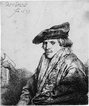 Los 5197 - Rembrandt Harmensz. van Rijn - Junger Mann mit Barett - 0 - thumb
