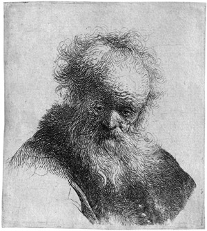 Lot 5198, Auction  112, Rembrandt Harmensz. van Rijn, Brustbildnis eines bärtigen Greises