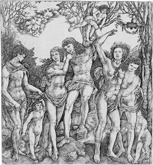 Los 5203 - Robetta, Cristoforo di Michele - Allegorie auf die Macht der Liebe (Ein junger Mann, von Amor an einen Baum gebunden) - 0 - thumb