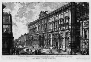 Lot 5334, Auction  112, Piranesi, Giovanni Battista, Veduta del Palazzo fabbricato sul Quirinale