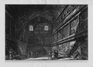 Los 5344 - Piranesi, Giovanni Battista - Veduta interna dell' antico Tempio di Bacco - 0 - thumb