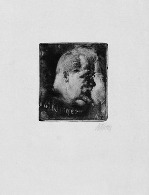Lot 5455, Auction  112, Héroux, Bruno, Portrait des Künstlers Max Klinger
