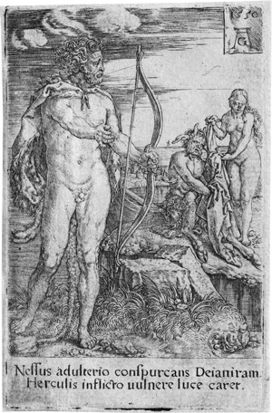 Lot 5479, Auction  112, Aldegrever, Heinrich, Die Säulen des Herkules