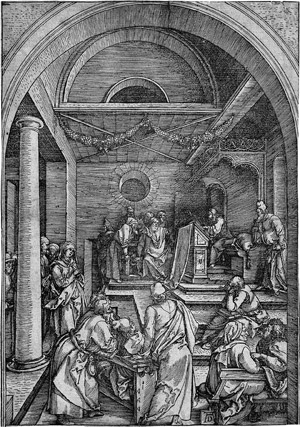 Lot 5532, Auction  112, Dürer, Albrecht, Der zwölfjährige Jesus im Tempel