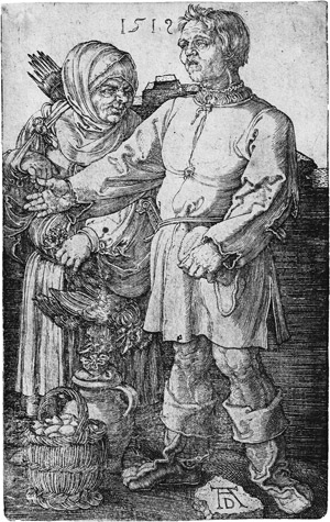 Lot 5538, Auction  112, Dürer, Albrecht, Der Marktbauer und sein Weib