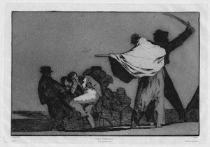Lot 5568, Auction  112, Goya, Francisco de, Disparate Conocido (Que Guerrero!)