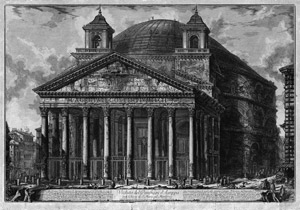 Lot 5654, Auction  112, Piranesi, Giovanni Battista, Veduta del Pantheon d'Agrippa