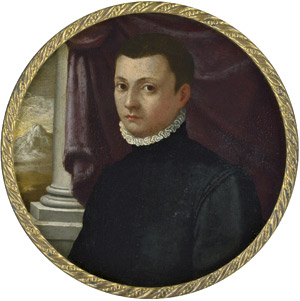 Lot 6014, Auction  112, Florentinisch, 16. Jh. Bildnis eines jungen Mannes mit weißer Halskrause