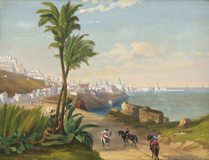 Lot 6123, Auction  112, Französisch, 19. Jh. . Blick auf Algier