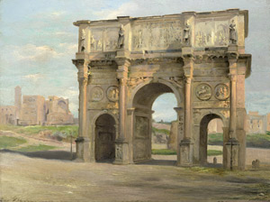 Lot 6139, Auction  112, Böhm, Adolf, Der Konstantinsbogen auf dem Forum Romanum in Rom