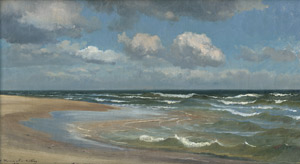 Lot 6226, Auction  112, Hummel, Carl Maria Nikolaus, Blick über den Strand von Misdroy