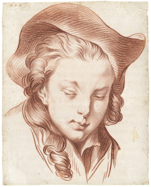 Lot 6482, Auction  112, Schmutzer, Jakob Matthias, Kopf eines jungen Mannes mit Barett