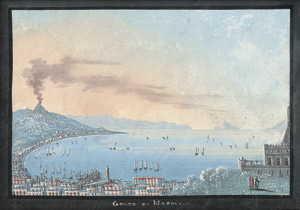 Los 6558 - Italienisch - 1. Hälfte 19. Jh. Sechs Ansichten vom Golf von Neapel - 3 - thumb