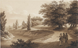 Los 6568 - Hammer, Christian Gottlob - Ansicht des Schlosses von Fürst Maximilian Jablonowski in Staryi Kryvyn in der Ukraine - 0 - thumb