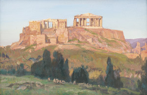 Lot 6577, Auction  112, Macco, Georg, Blick auf die Akropolis