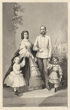 Lot 6597, Auction  112, Geiger, Carl Joseph, Kaiser Franz Joseph mit Kaiserin Elisabeth