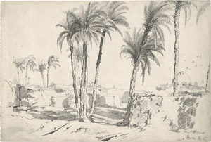 Lot 6622, Auction  112, Müller, Leopold Carl, Oasenstadt in Ägypten
