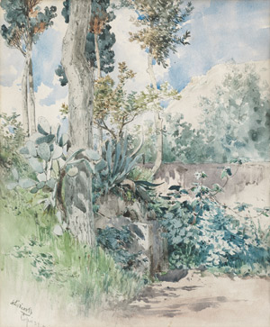 Lot 6649, Auction  112, Lutteroth, Ascan, Garten auf Capri