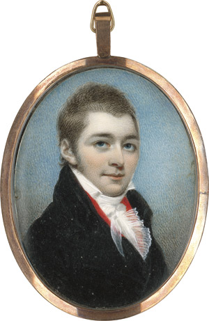 Los 6833 - Nash, Edward - Bildnis eines jungen Mannes genannt Mr. Sutton, in schwarzem Rock mit roter Weste - 1 - thumb