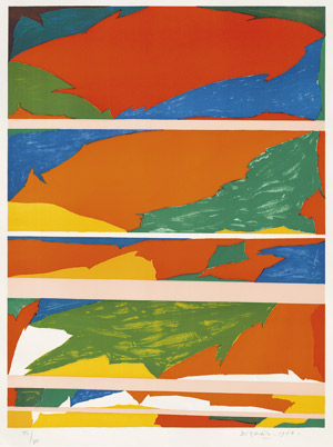 Lot 7078, Auction  112, Dorazio, Piero, Horizontale abstrakte Komposition
