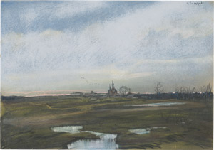 Lot 8087, Auction  112, Glazunov, Ilya, Russische Landschaft im Frühling