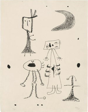 Lot 8240, Auction  112, Miró, Joan, Les Femmes (Die Frauen)