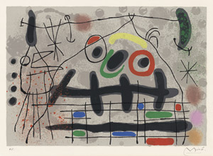 Lot 8241, Auction  112, Miró, Joan, Le lézard aux plumes d'or