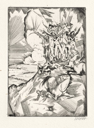 Lot 8259, Auction  112, Oppenheimer, Max, Zehn Radierungen zu Heinrich Heines Buch 'Le Grand'