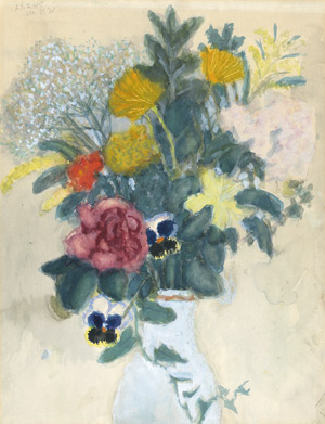 Los 8270 - Peiffer-Watenphul, Max - Sommerblumen in weißer Vase - 0 - thumb