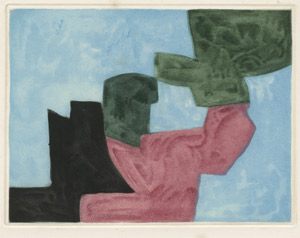 Lot 8288, Auction  112, Poliakoff, Serge, Composition bleue, noire, rouge et verte