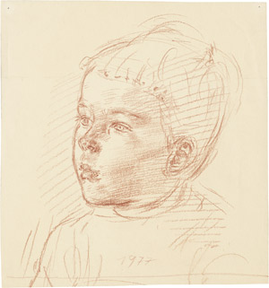 Lot 8339, Auction  112, Tübke, Werner, Porträt eines kleinen Jungen