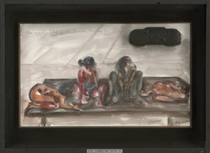 Los 8350 - Vostell, Wolf - La Quinta del Sordo (Goya) Nr. 7 - Una manola, o Retrato de doña Leocadia (Brugada) - 0 - thumb