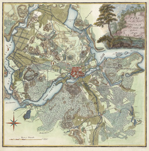 Lot 201, Auction  113, Plan von der Insel Potsdam, Stadt Gebiet 1798