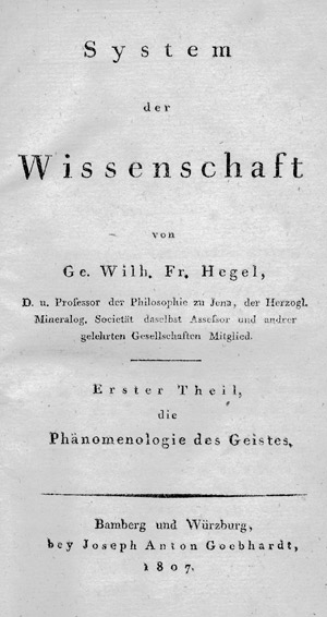 Lot 710, Auction  113, Hegel, Georg Wilhelm Friedrich, System der Wissenschaft