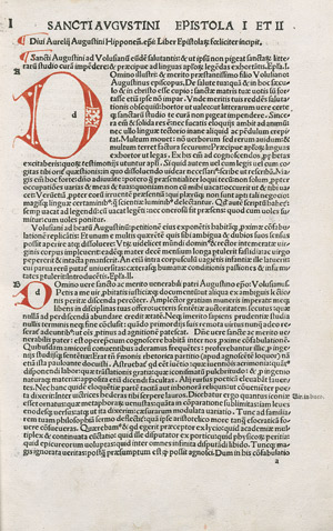 Lot 1027, Auction  113, Augustinus, Aurelius,  Epistolae. Liber Epistolarum beati. Basel, Johann Amerbach, 1493.