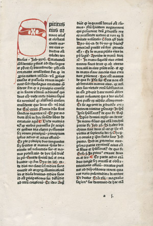 Lot 1263, Auction  113, Thomas von Aquin, Super secundo libro Sententiarum Petri Lombardi