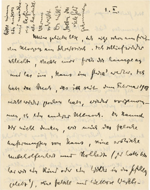 Lot 2147, Auction  113, Bloch, Ernst, Konvolut Briefe an Else von Stritzky