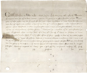 Lot 2273, Auction  113, Clemens IV., röm. Papst, Bulle 1265