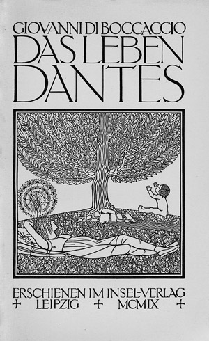 Lot 3041, Auction  113, Boccaccio, Giovanni und Ehmcke, F. H. - Illustr., Das Leben Dantes