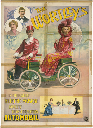 Lot 3606, Auction  113, Friedlander, Adolph, Wortley's Automobil. Electric Musical Novelty Transformation. 1896