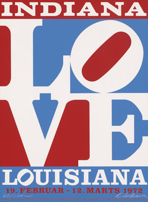 Lot 3611, Auction  113, Indiana, Robert, Love Louisiana