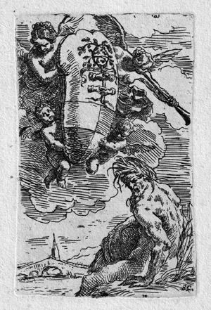 Lot 5049, Auction  113, Cantarini, Simone, Allegorie des Foglia Flusses mit dem Wappen von Pesaro