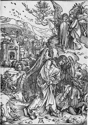 Lot 5082, Auction  113, Dürer, Albrecht, Der Engel mit dem Schlüssel zum Abgrund