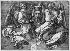 Lot 5096, Auction  113, Dürer, Albrecht, Das Schweisstuch, von zwei Engeln gehalten