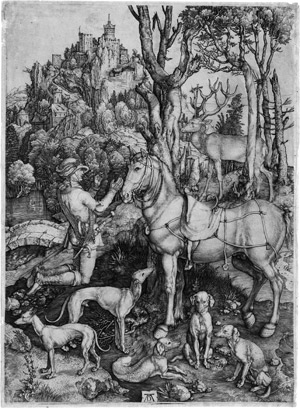 Lot 5102, Auction  113, Dürer, Albrecht, Der hl. Hubertus, auch Eustachius genannt